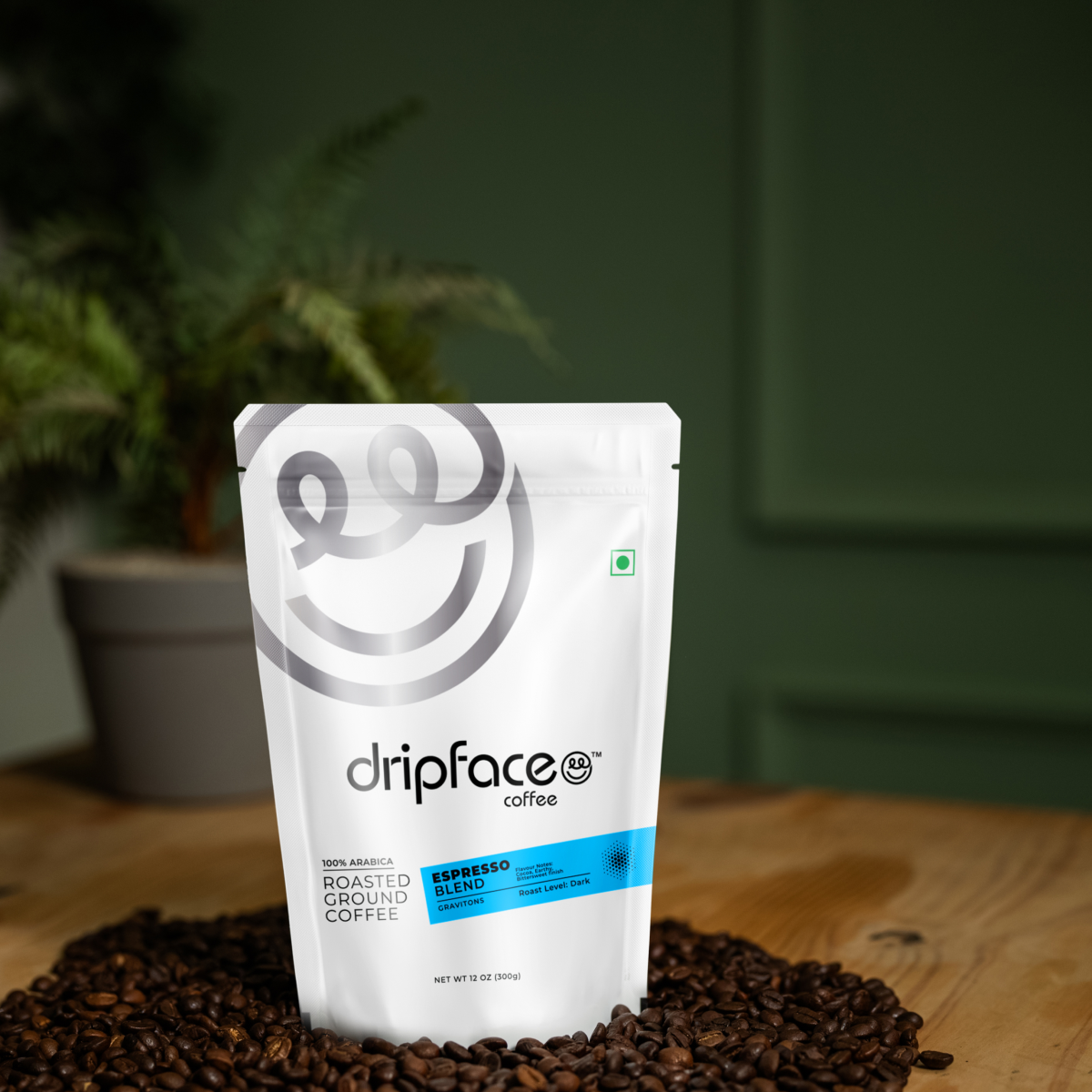 Dark Roast - Vienna Roast - Ground Coffee Powder - Espresso Blend - Gravitons - Dripface